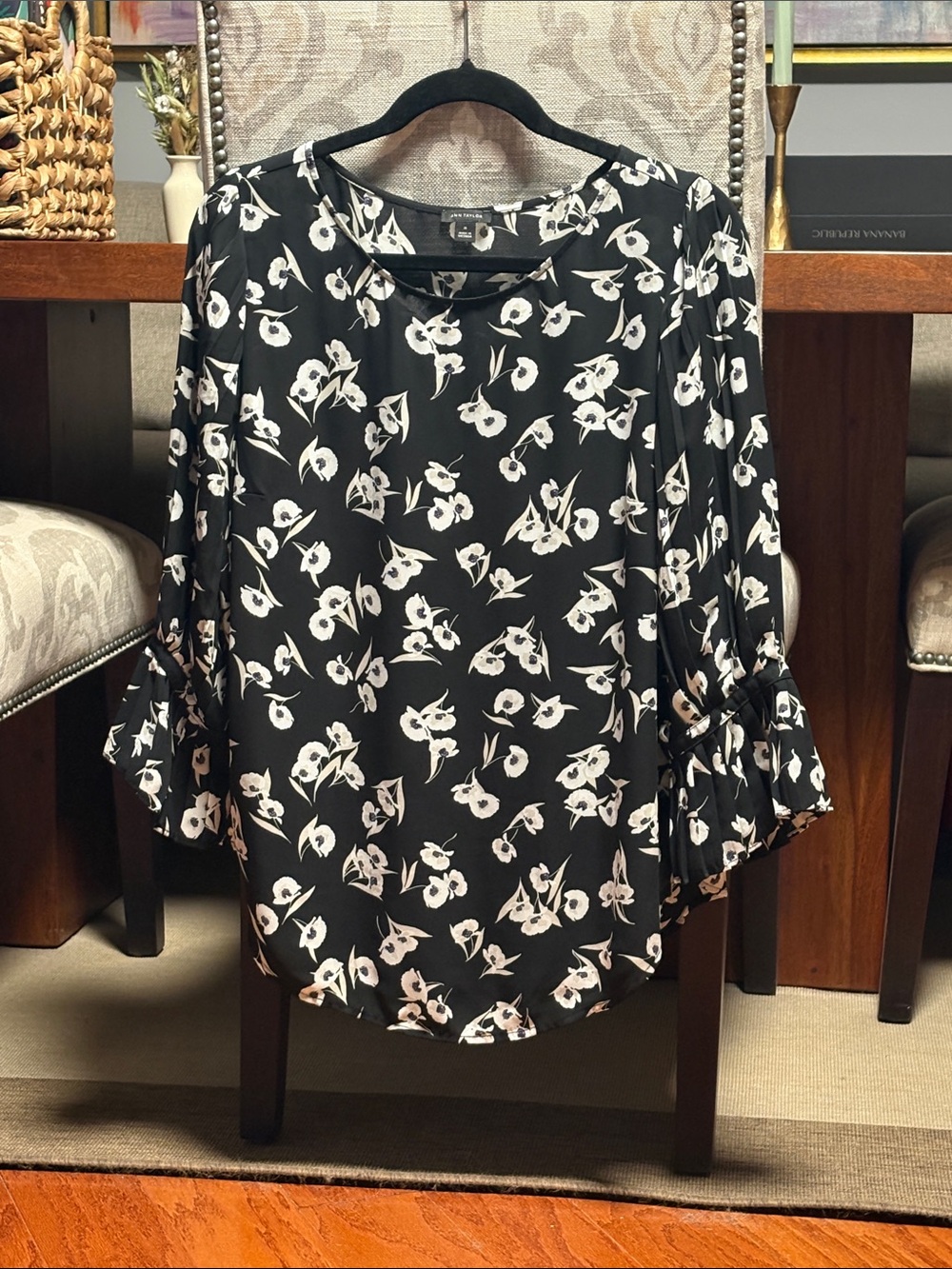 Pleated Sleeve Blouse